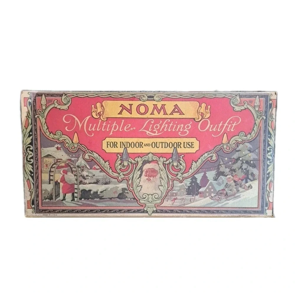 VtgNoma Multiple Lighting Outfit Equipped W/Mazda‎ Lamps In Original Box Tested